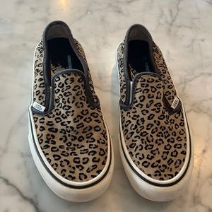 Vans Leopard print Slip Ons